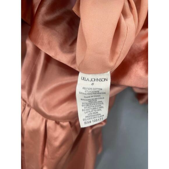 B72 Ulla Johnson Lelita Off Shoulder Dress Womens 6 Gala Maximalism Statement - Picture 8 of 8